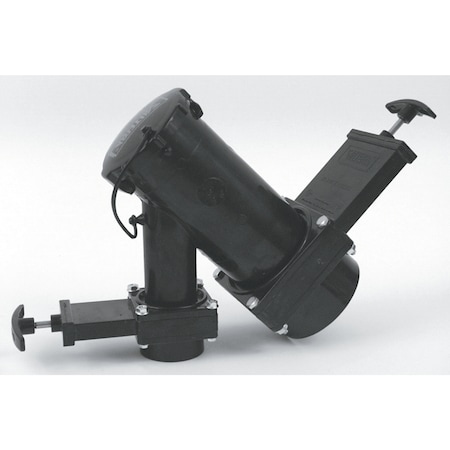 Valterra RV Rotating WYE Double Valve with 3" Hub x 1 1/2" Hub x 3" Bay & Cap TR38